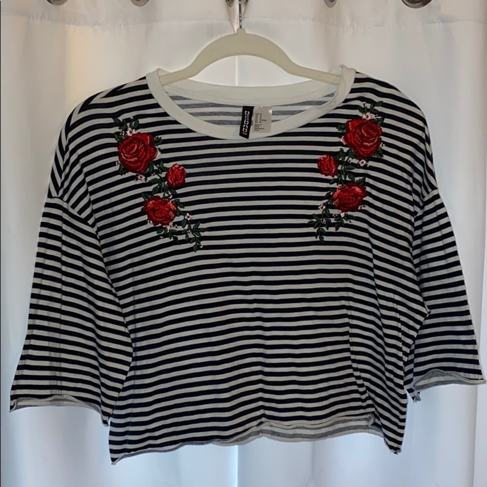 Divided Striped Shirt